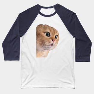 Cat boyfriend couple relationship meme Baseball T-Shirt